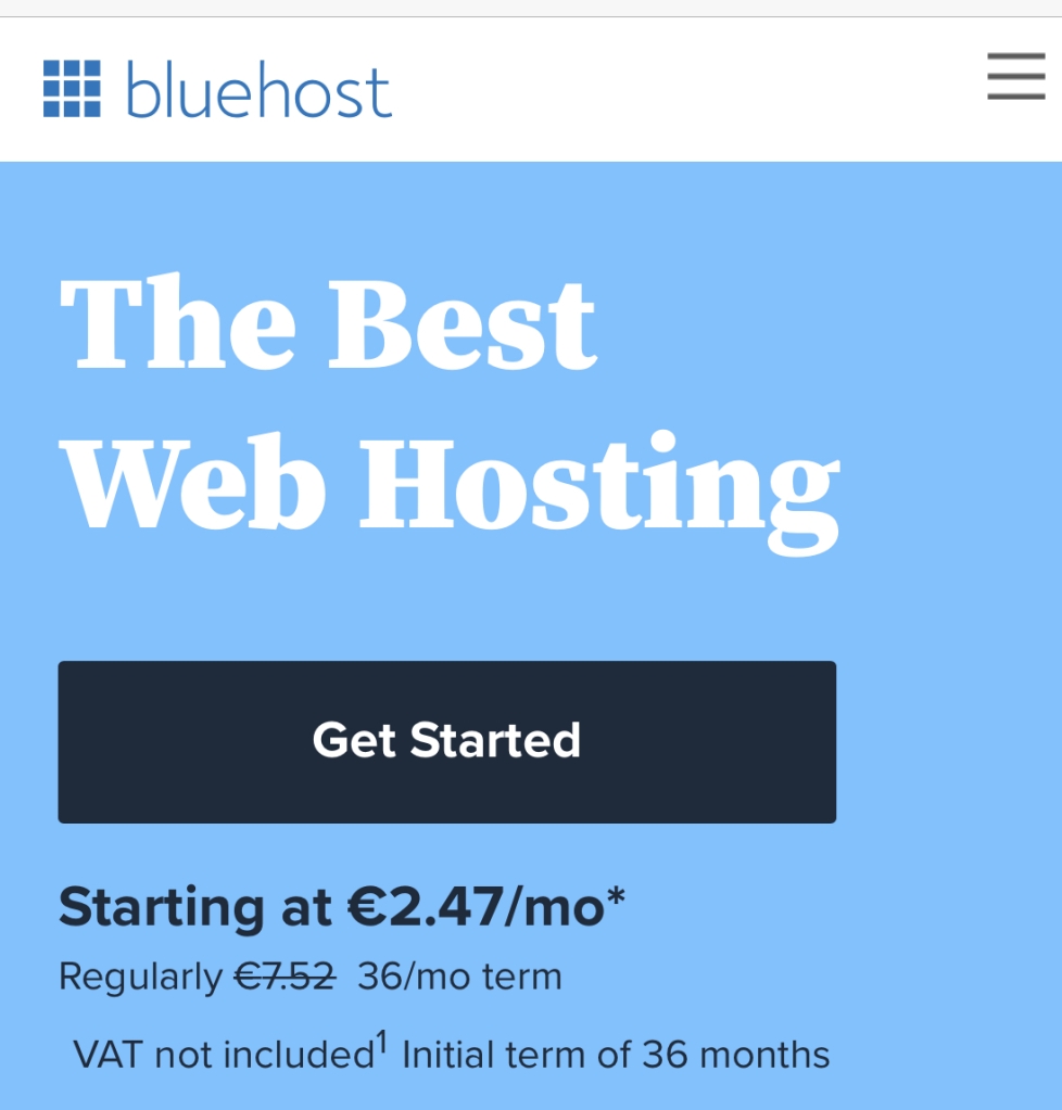 Website hosting service for small business